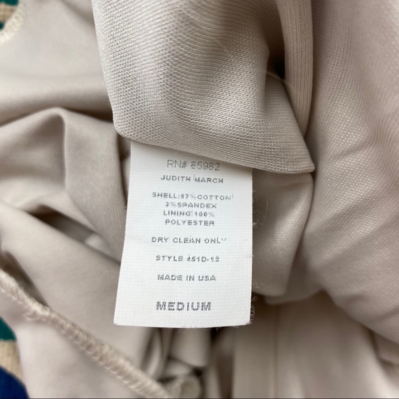 Judith March Aztec Bird Print Dress Multicolored M - Picture 7 of 11